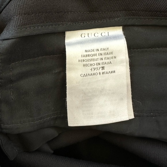 Gucci • Twill Leather Cropped Equestrian Riding Pants - Picture 14 of 16